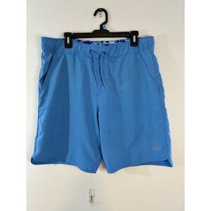 Drake Clothing‎ Waterfowl Hybrid Shorts Swim Trunks Drawstring Beach Blue-M
